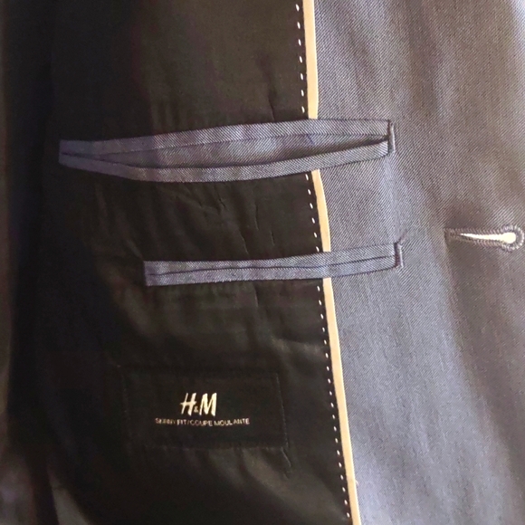 H&M Suits & Blazers Excellent Condition H M Light Blue Slim Suit